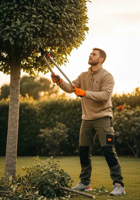 Servicio de jardinería de poda de árboles