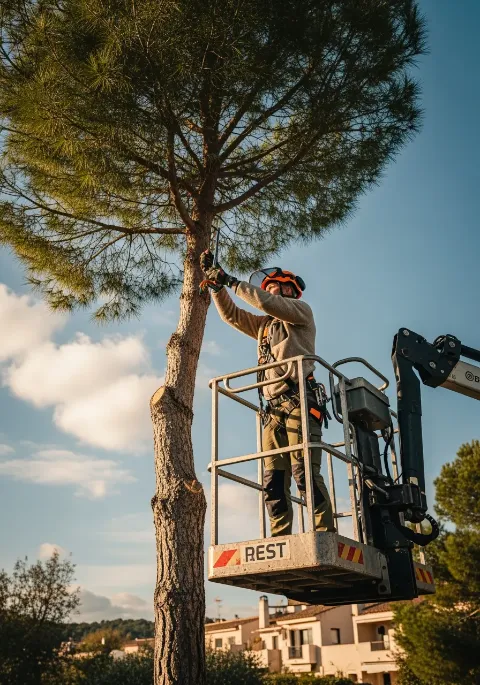 Servicio de poda en altura